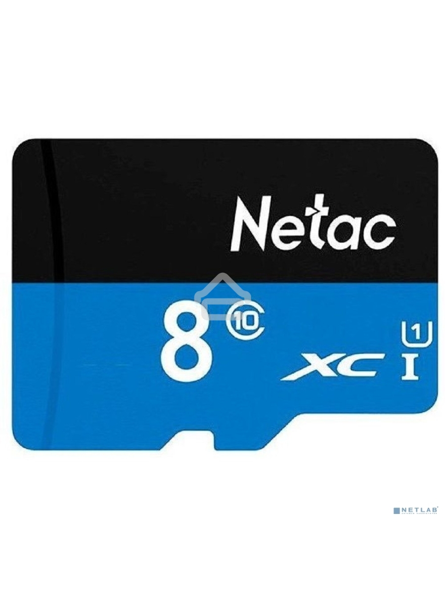 Флеш карта microSDHC 8GB Netac P500 <NT02P500STN-008G-S> (без SD адаптера) 80MB/s