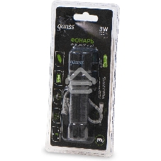 Фонарь ручной Gauss GFL207 черный 3Вт встроенный аккумулятор (GF207)