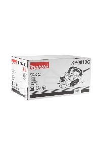 Рубанок Makita KP0810C Рубанок,{1050Вт,12000об\м,ширина-82мм,глуб-4мм,3.2кг,кор,парал упор}