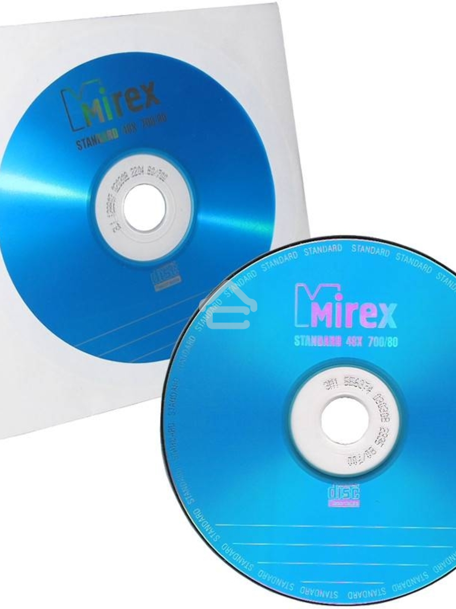 Диск CD-R Mirex 700 Mb, 48х, Standart, Бум. конверт (1), (1/600)