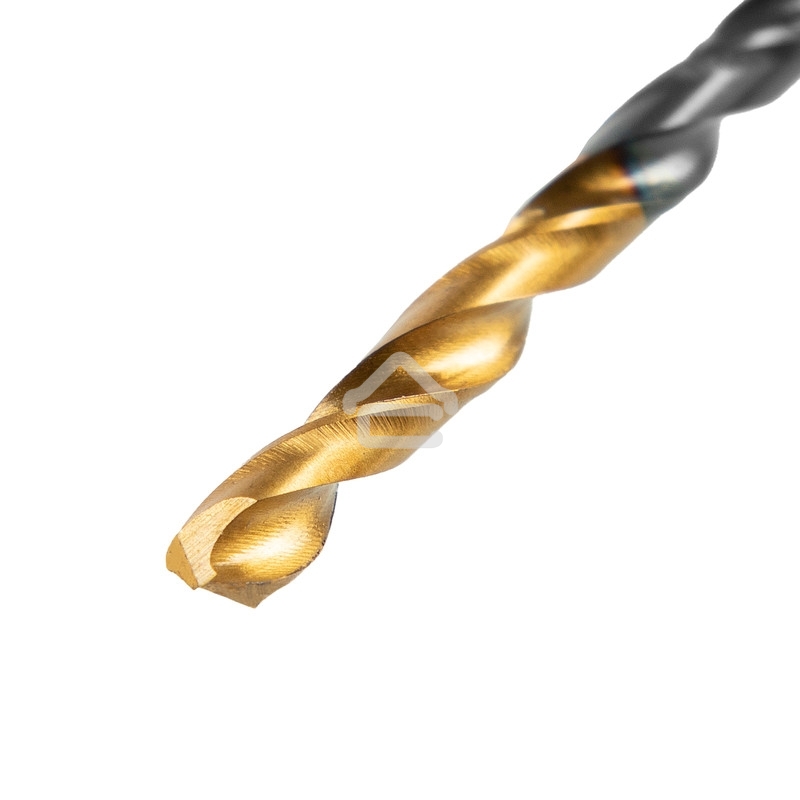 Сверло по металлу Denzel 2,5 мм, HSS-Tin, Golden Tip, 10 шт.