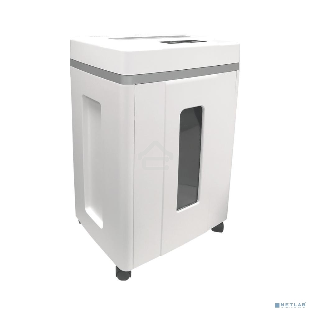 Шредер Office Kit S200TSCD 0,8x2 белый (секр.P-7) фрагменты 6лист. 25лтр. скобы пл.карты CD