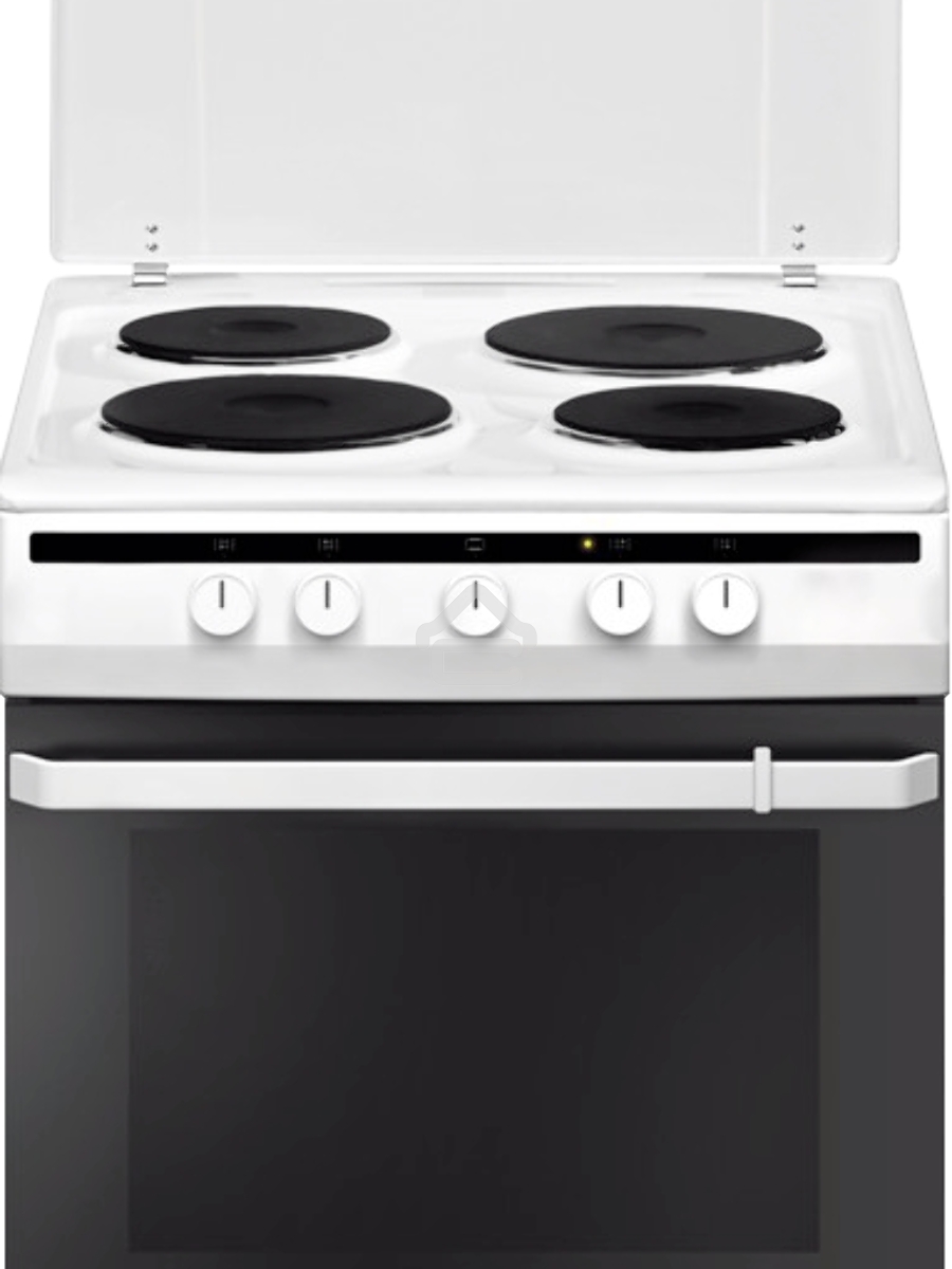 Плита электрическая Hansa FCEW63010 белый, конфорок 4 шт, духовка 69 л, 60 см x 85 см x 60 см