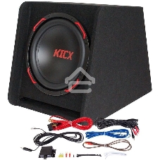 Сабвуфер автомобильный Kicx GT305BPA 350Вт активный (30см/12