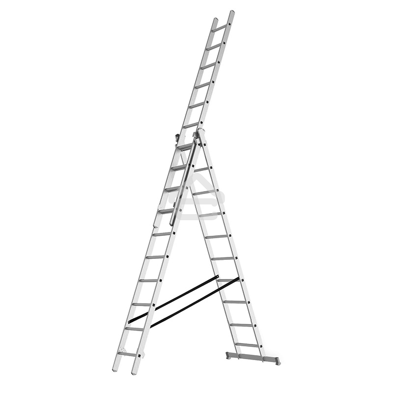 Трехсекционная промышленная лестница Rexant 3x9