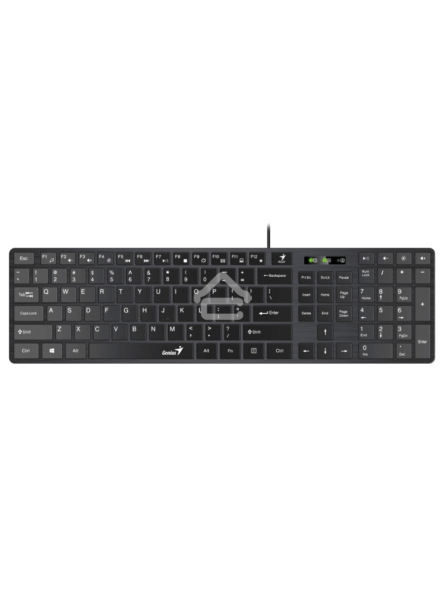 Клавиатура Genius SlimStar 126 проводная, USB, черный