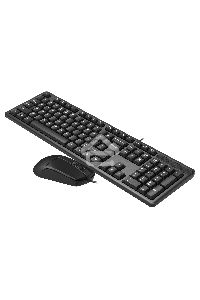 Клавиатура + мышь A4Tech KK-3330 клав:черный мышь:черный USB