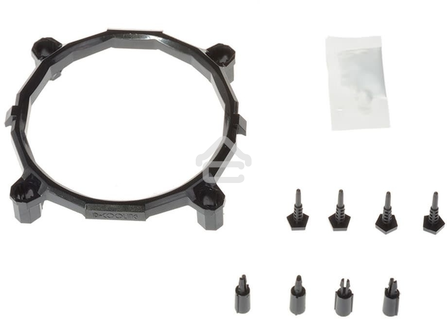 Кулер Cooler ID-Cooling DK-01 черный/серебристый 92мм алюминий 2500rpm 29db 95W 52мм