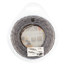 Леска для триммеров Denzel 96185двухкомпонентная квадратная витая 2.4ммх15м extra cord