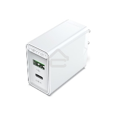 Зарядное устройство Vention 2-port USB(A+C) Wall Charger (18W/20W) EU-Plug белый