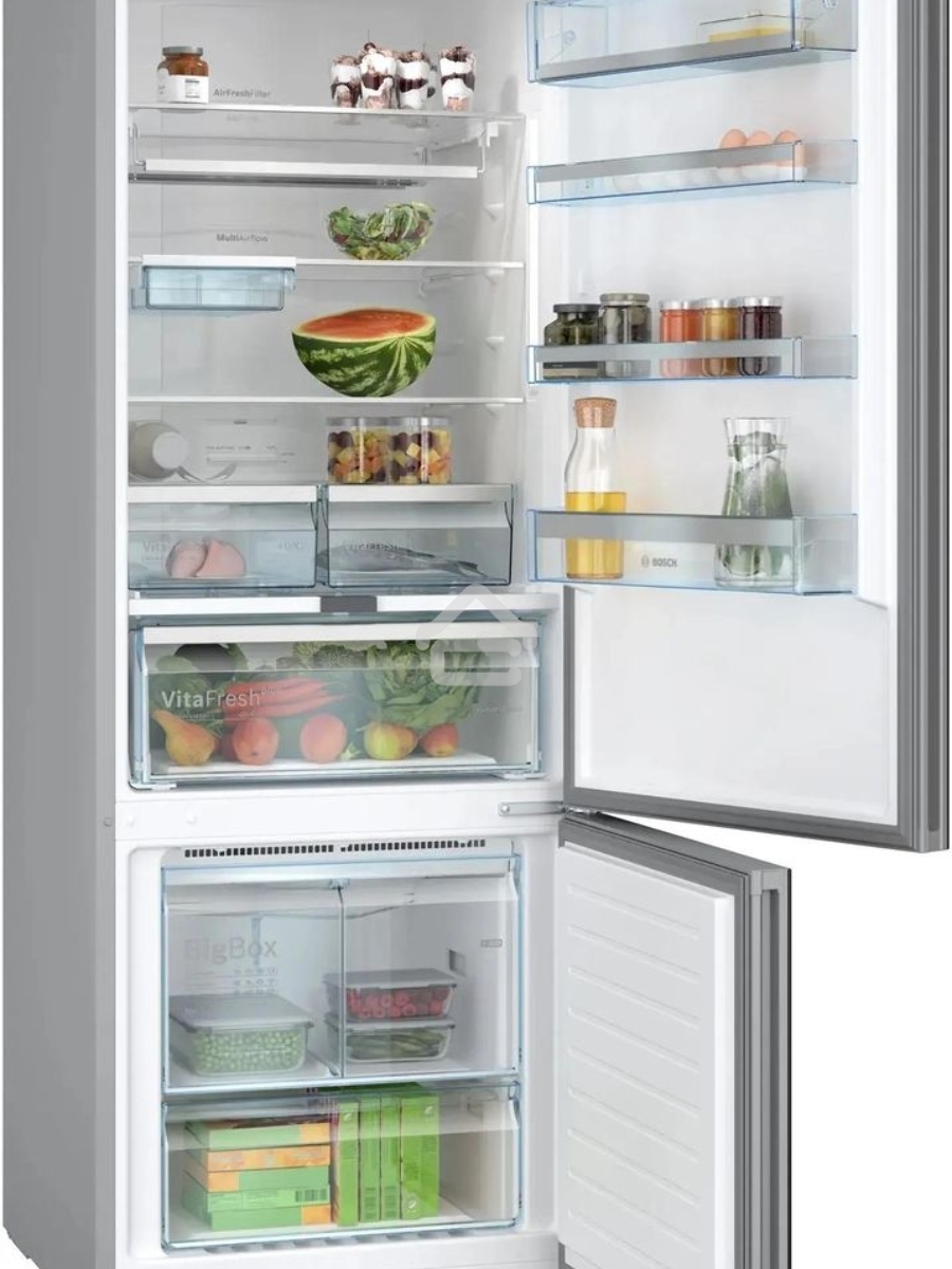 Холодильник Bosch KGN56LB31U черный двухкамерный 400/105л морозилка снизу
