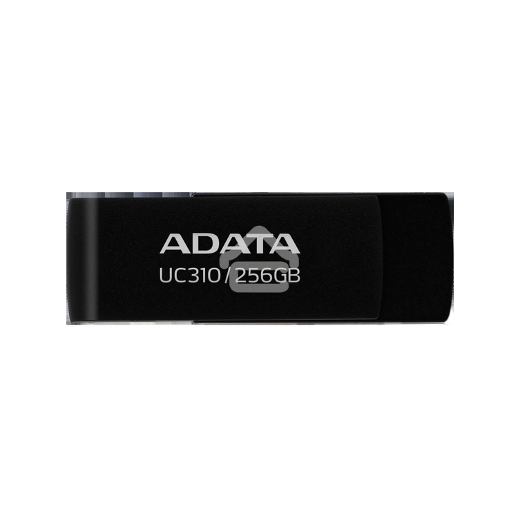 Флешка USB ADATA UC310 (UC310-256G-RBK), 256Gb, USB 3.2 Gen1, R/W 100/30, черный