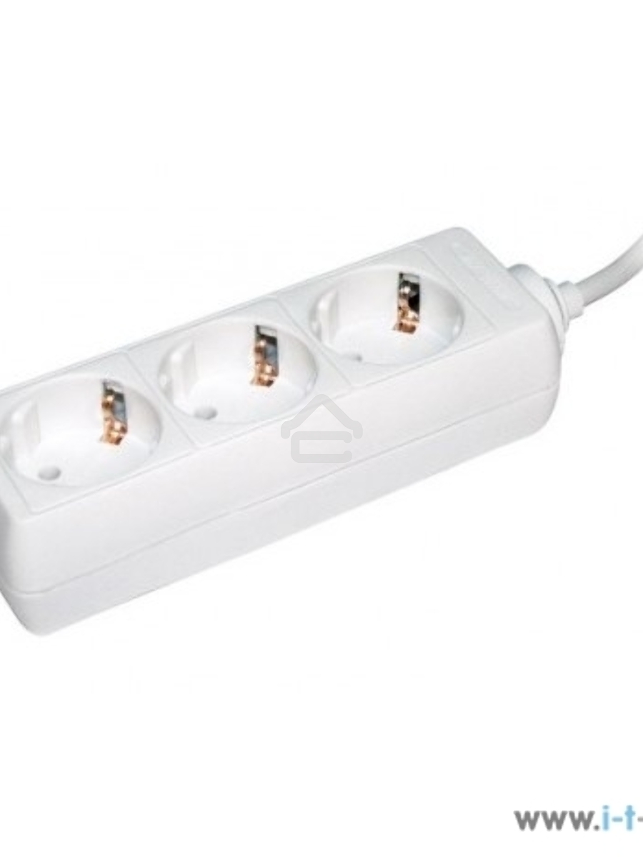Удлинитель WYP10-16-03-05-Z-N У03 3 места 2 Р + P Е /5метров 3х1мм2 16А/250 IEK