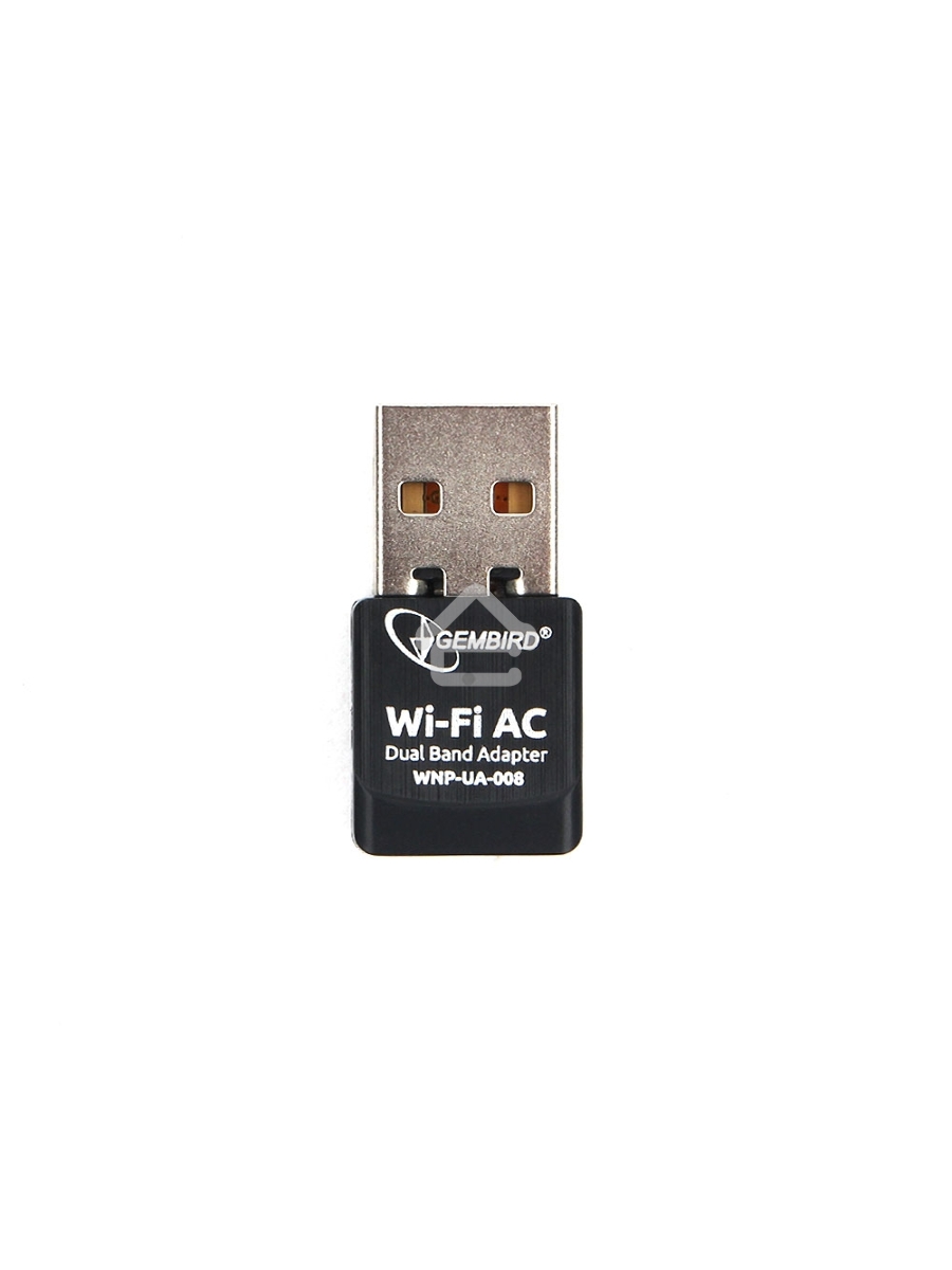 Сетевой двухдиапазонный Wi-Fi мини USB-адаптер Gembird 600 Мбит, USB, 802.11b/g/n/ac/а