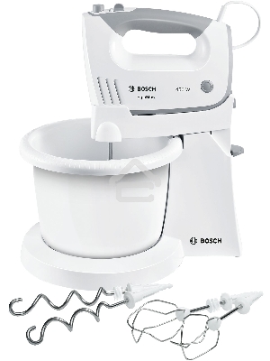 Миксер стационарный Bosch MFQ36460 450Вт белый/серый