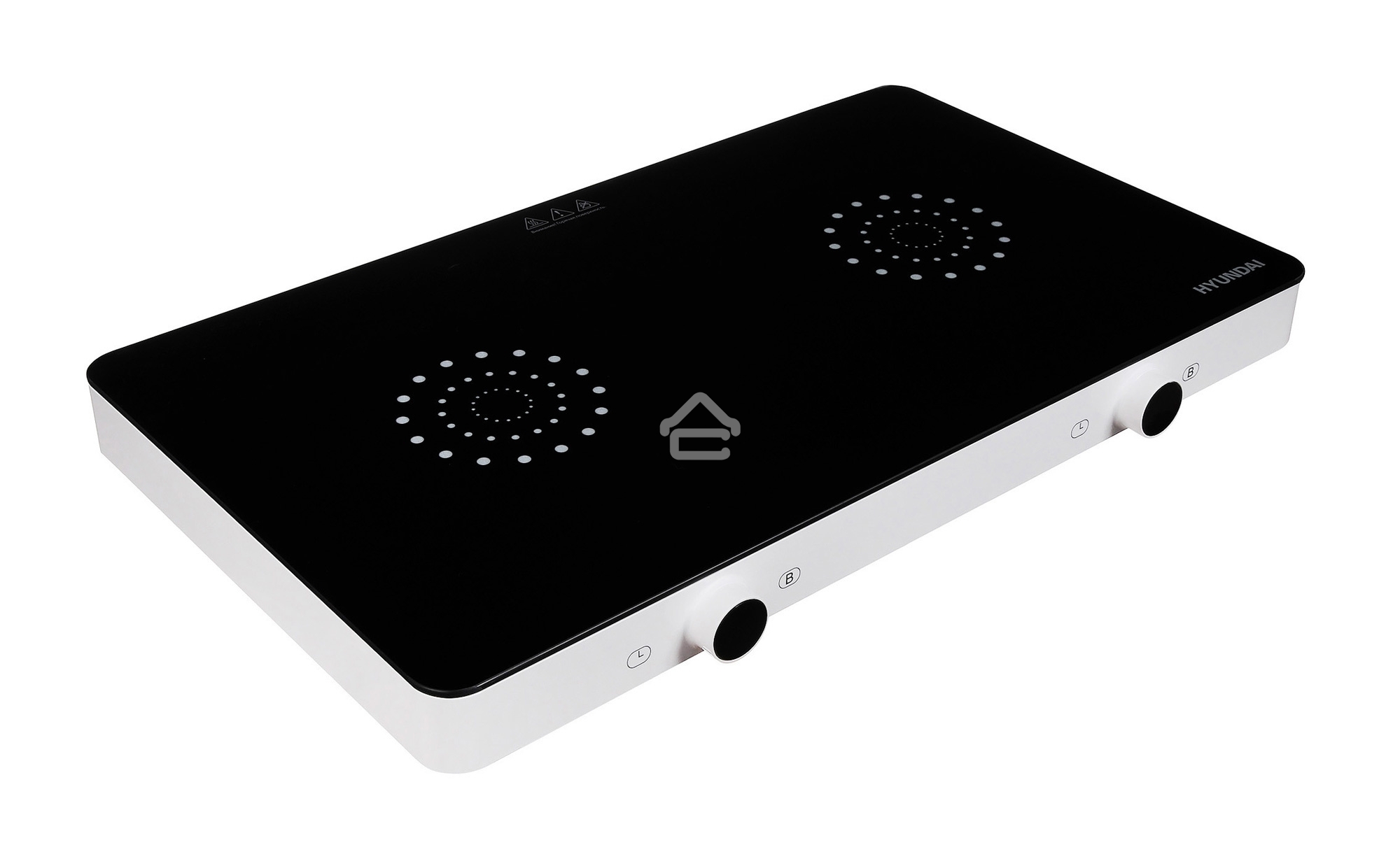 Плита настольная электрическая Hyundai HYC-0108 белый стеклокерамика (настольная)