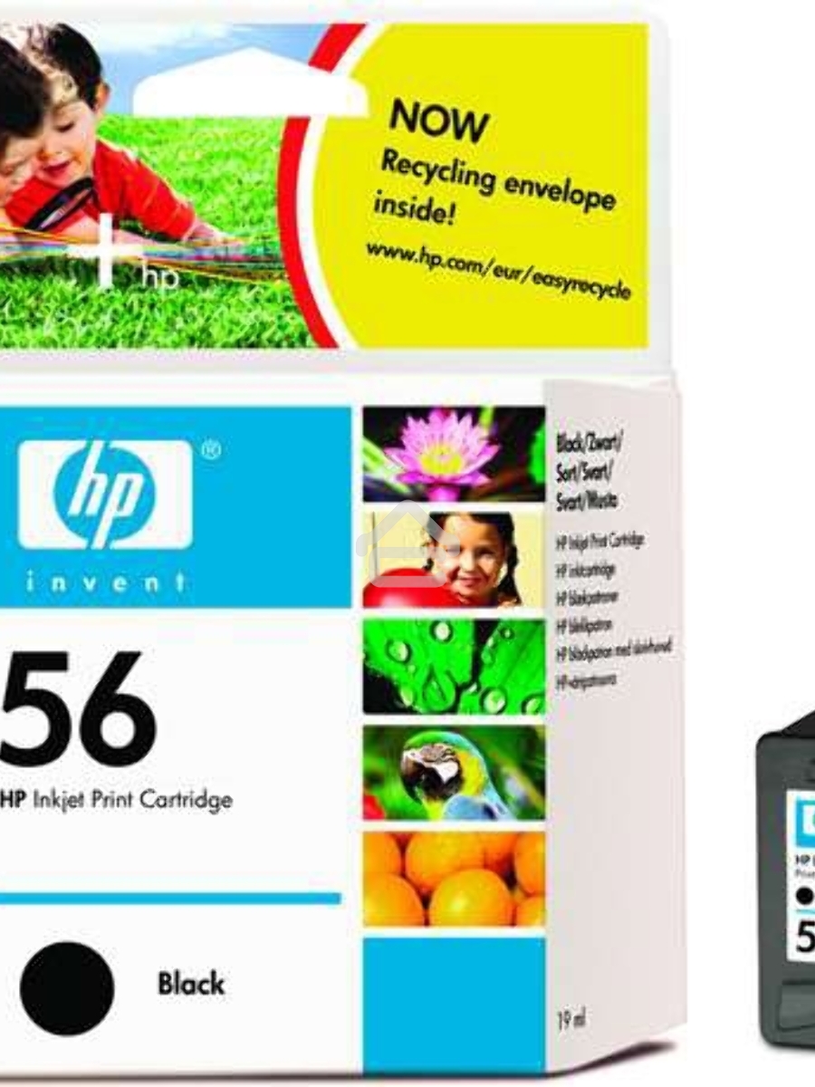 Картридж струйный HP №56 C6656AE черный для HP PCS 2100/DJ 5550/450/PS 7150/7350/7550 (520стр.)
