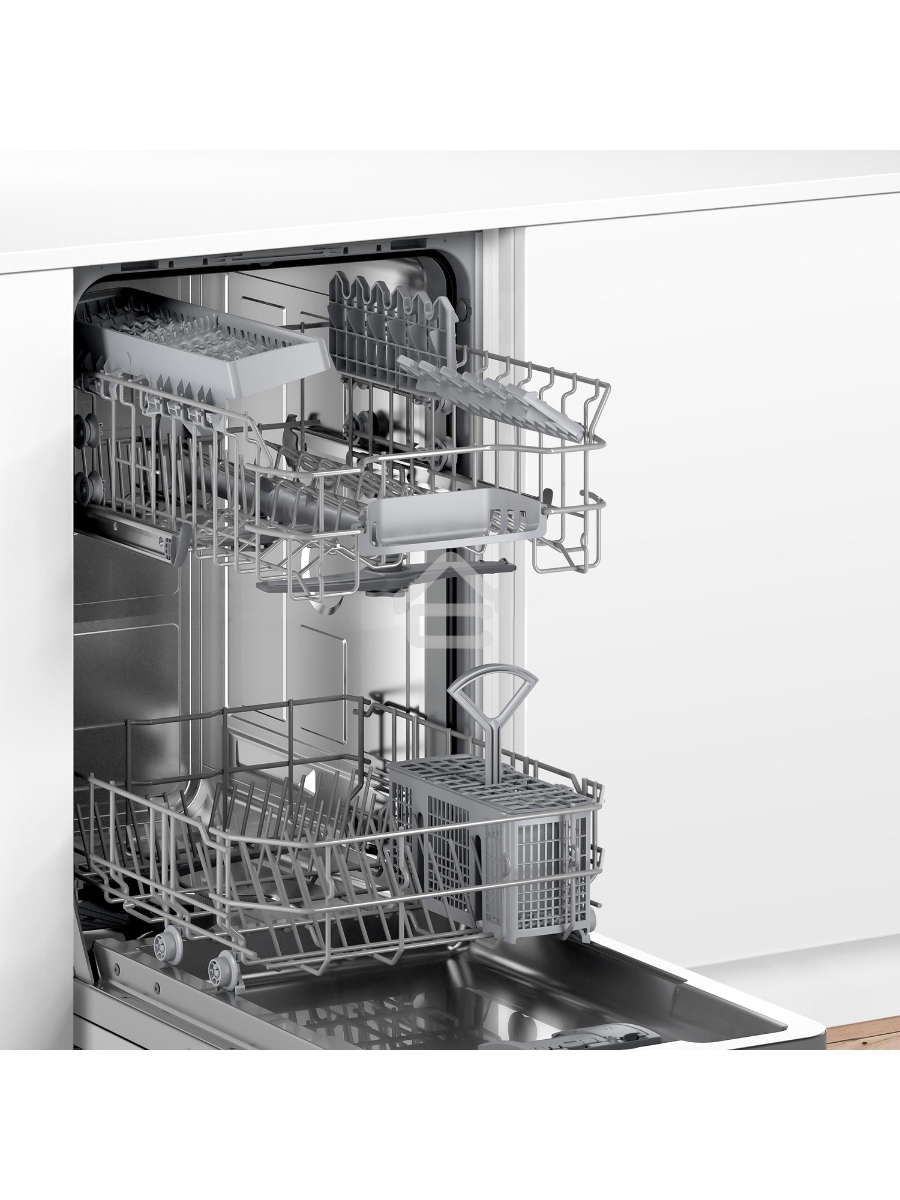Встраиваемая посудомоечная машина Bosch SPV2IKX10E, черный, 44.8 см, 9 компл., 48 дБ, класс A+