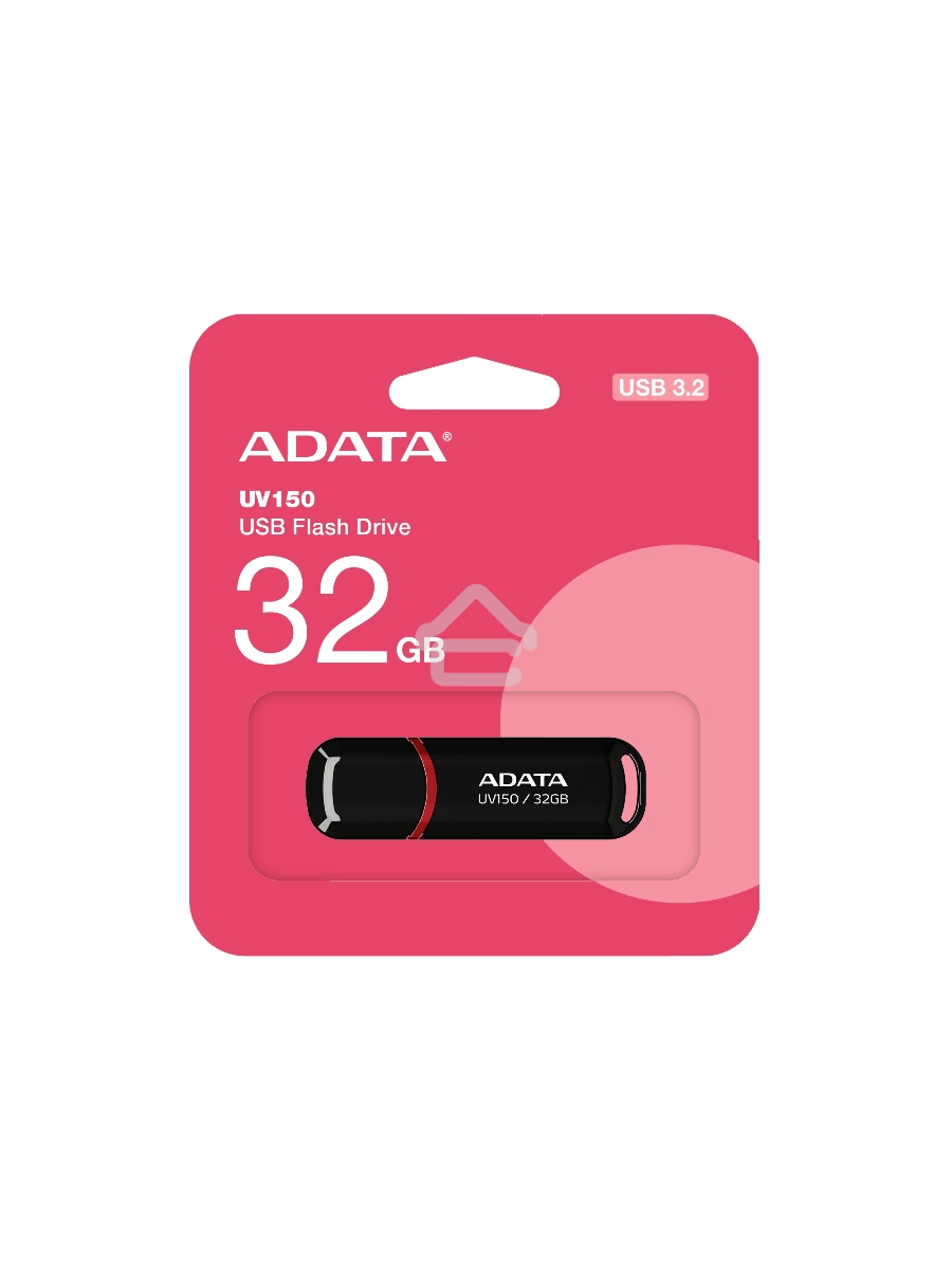 Флеш диск ADATA Flash Drive 32Gb UV150 AUV150-32G-RBK {USB3.0, Black}