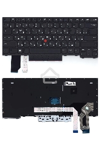 Клавиатура для ноутбука Lenovo ThinkPad L14 gen 1/2 черная