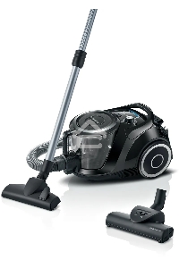 Пылесос Bosch BGS412234, безмешковый, емкость пылесборника 2.4 л, сухая уборка, циклонная система фильтрации, цвет черный