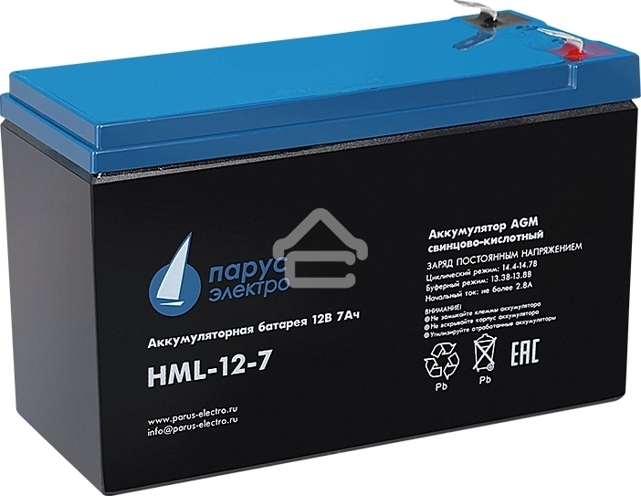 Батарея Парус Электро, профессиональная серия HML-12-7