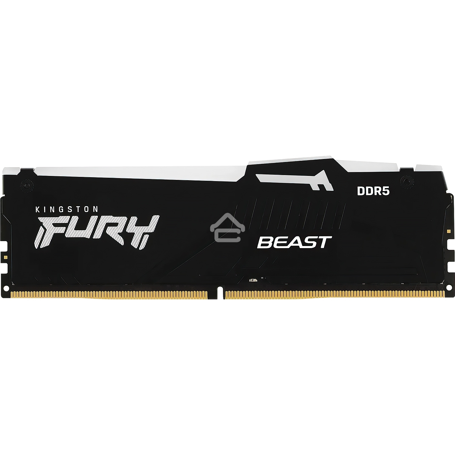 Оперативная память Kingston Fury Beast, DDR5, 32Gb (1x32GB), 5600MHz, CL36, DIMM, радиатор, RGB, черный