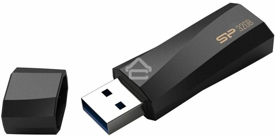 Флешка USB R/W 32Gb Silicon Power Blaze B07, USB 3.0, черный