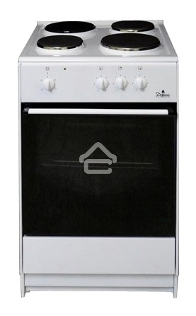 Плита электрическая Darina S EM 341 404 W белый/черный, конфорок 4 шт, духовка 50 л, 50 см x 85 см x 56 см