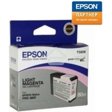 Картридж струйный Epson C13T580600 для Stylus Pro 3800 80 мл light magenta
