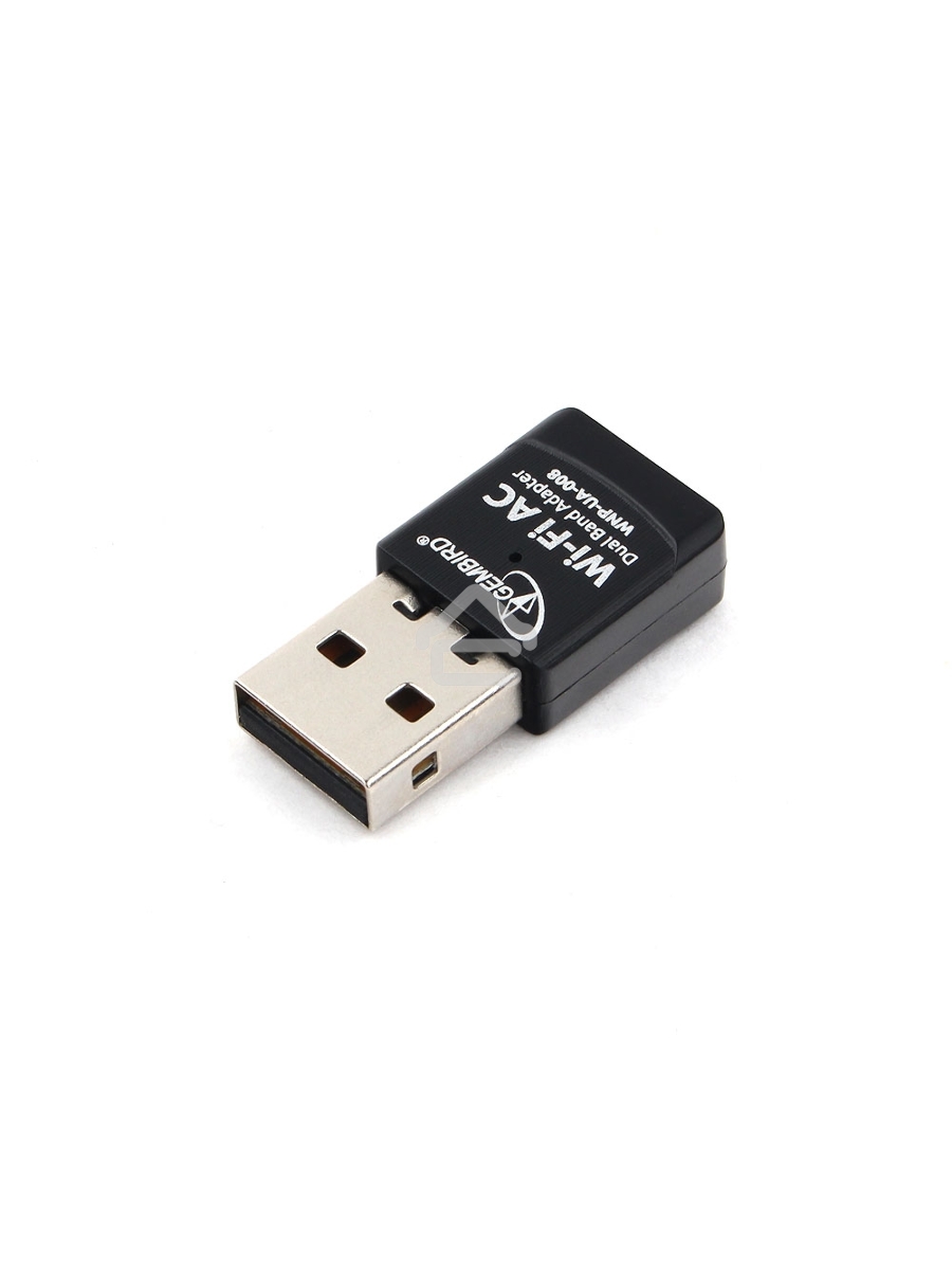 Сетевой двухдиапазонный Wi-Fi мини USB-адаптер Gembird 600 Мбит, USB, 802.11b/g/n/ac/а
