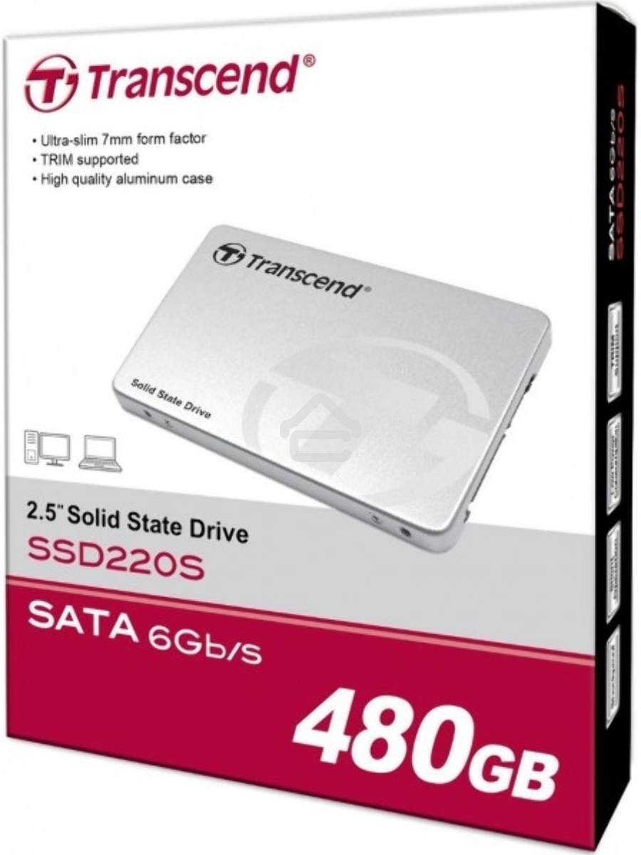 Накопитель SSD Transcend 220S, 480GB, 2.5