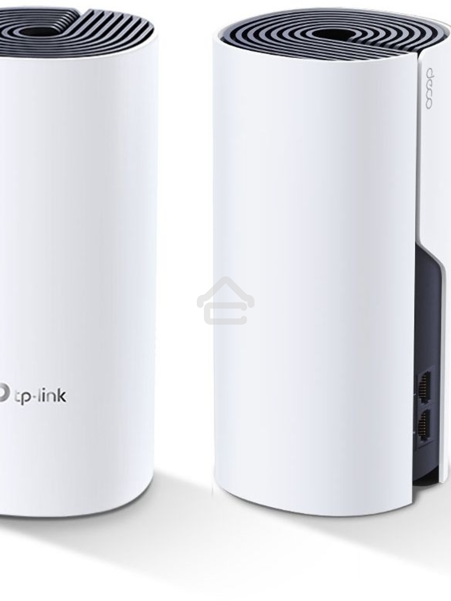 Бесшовный Mesh роутер TP-Link DECO P9 (2-PACK) AC1200 10/100/1000BASE-TX белый (упак.:2шт)