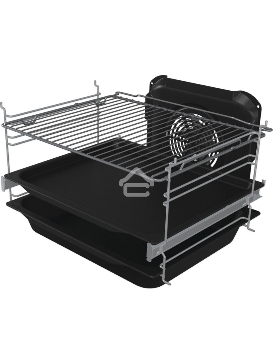 Плита электрическая Gorenje GECS5C70XA серебристый, конфорок 4 электрических, духовка 70 л, 50 см x 85 см x 59.4 см