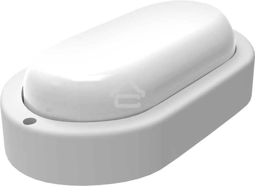Светильник ЖКХ Gauss LITE овал 8W 680lm 4000K 200-240V IP65 160*90*46мм белый LED 1/40