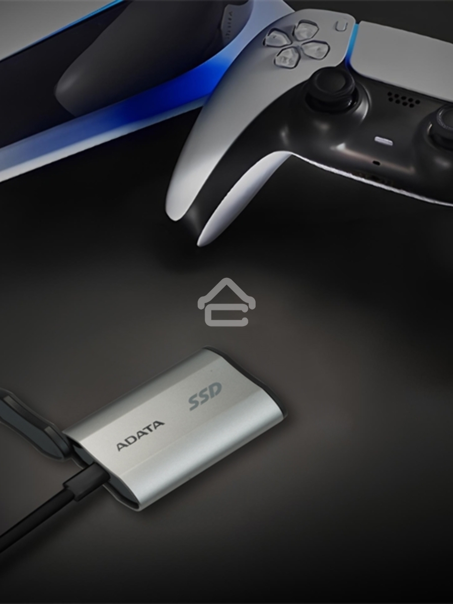 Внешний накопитель SSD ADATA 2Tb SD810 USB Type-C (2000/2000 Mb/s) metal case grey (SD810-2000G-CSG)