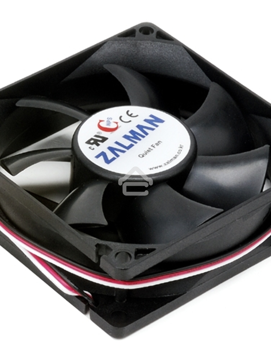 Вентилятор для корпуса Zalman ZM-F1 PLUS (SF) черный, 80 мм, 2000 об/мин, 23 дБ, 3 pin