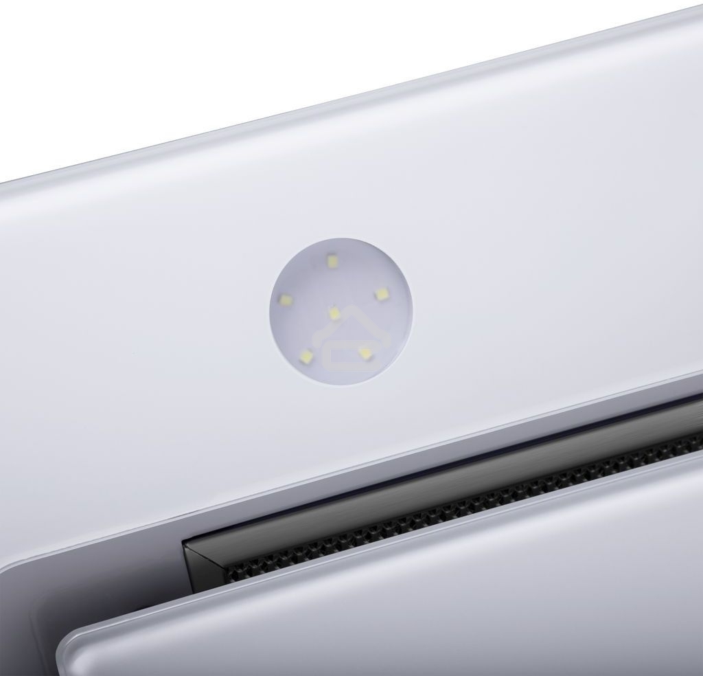 Вытяжка встраиваемая Maunfeld TRAPEZE 601GG белый, 60 см, 1150 куб. м/ч, 54 дБ