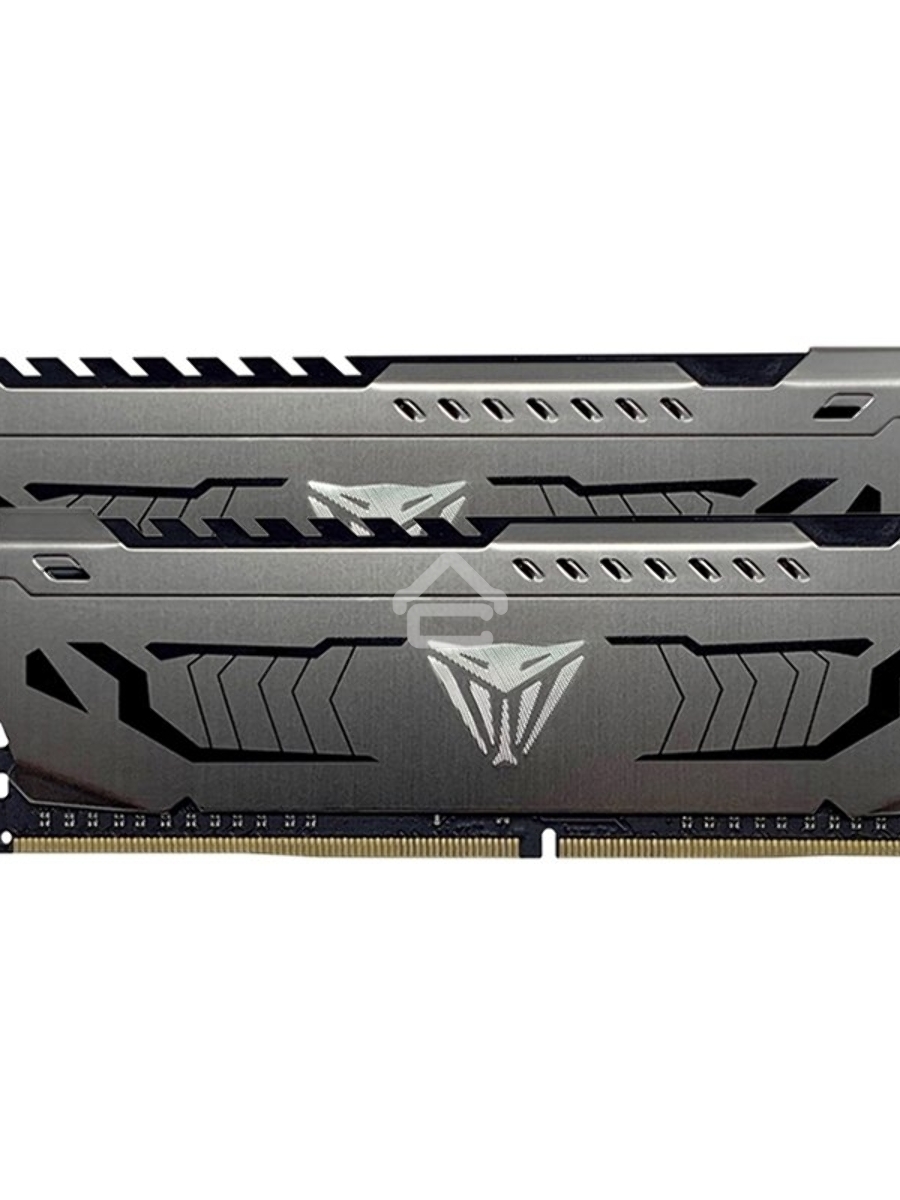 Оперативная память Patriot Viper Steel, DDR4, 8GB (2x4GB), 3200MHz, CL16, DIMM, с радиатором, черный