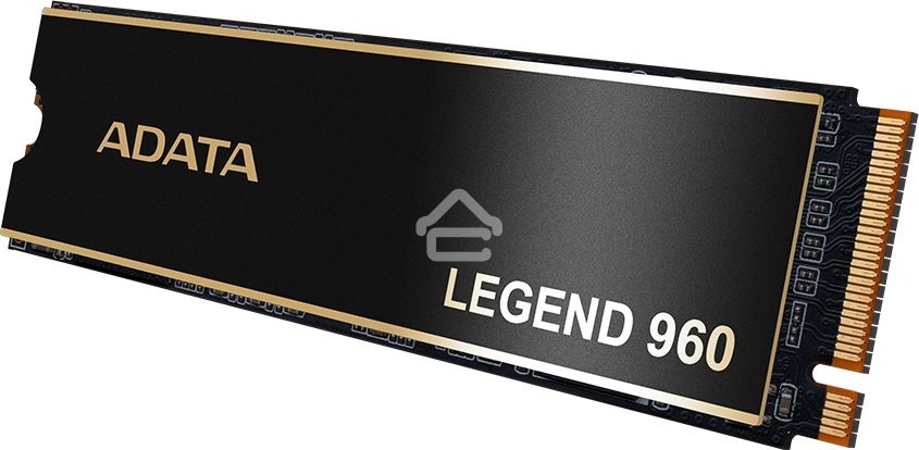 Накопитель SSD ADATA LEGEND 960, 4Tb, PCIe 4.0 x4, M.2 2280, NVMe, R/W 7400/6800, с радиатором