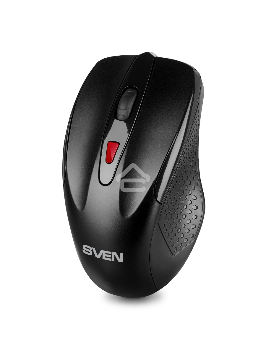 Мышь беспроводная SVEN RX-450W черный, 3200 dpi, радиоканал, USB, кнопки - 6