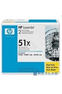 Картридж лазерный HP Q7551XD черный двойная упаковка для LaserJet P3005/M3027mfp/M3035mfp 2 x 13000стр.