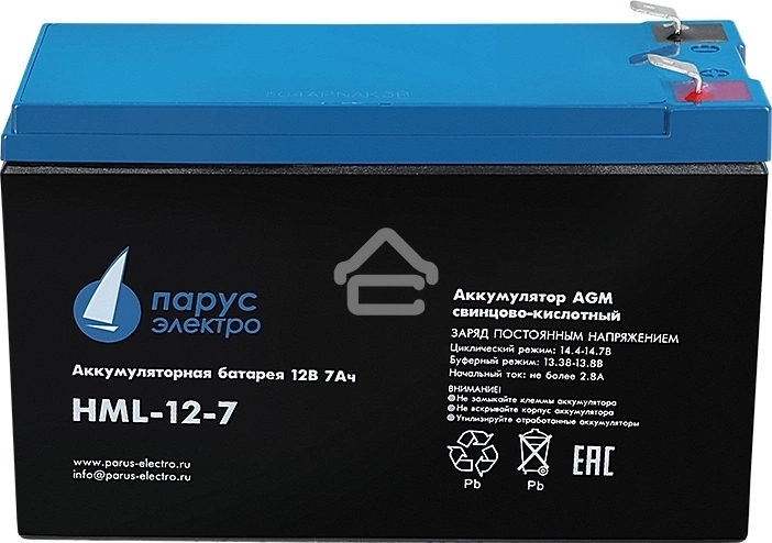 Батарея Парус Электро, профессиональная серия HML-12-7