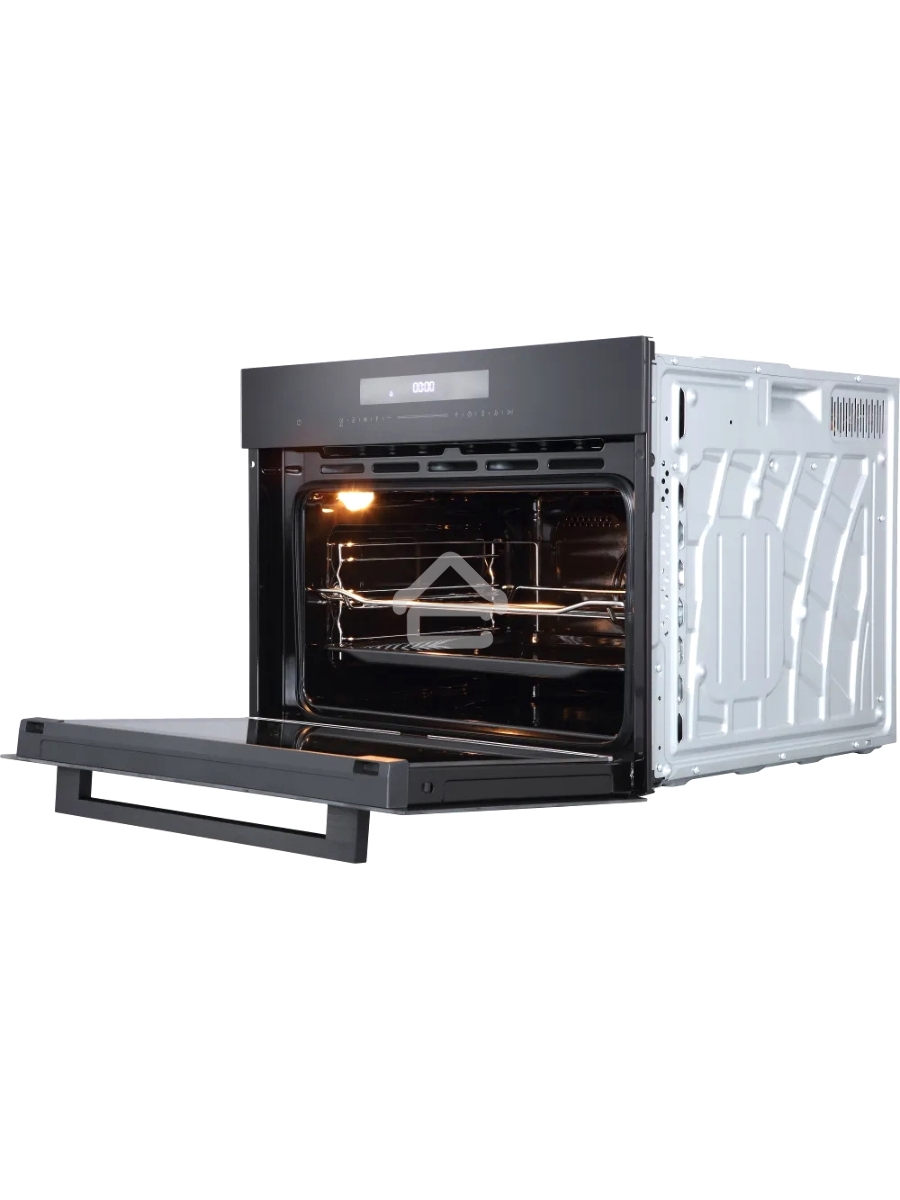 Встраиваемый духовой шкаф Kuppersberg KHT 616 Black компактный, ШхВхГ: 59.5х45.4х56.5 см, 50 л, А+, гидролизная очистка, черный цвет
