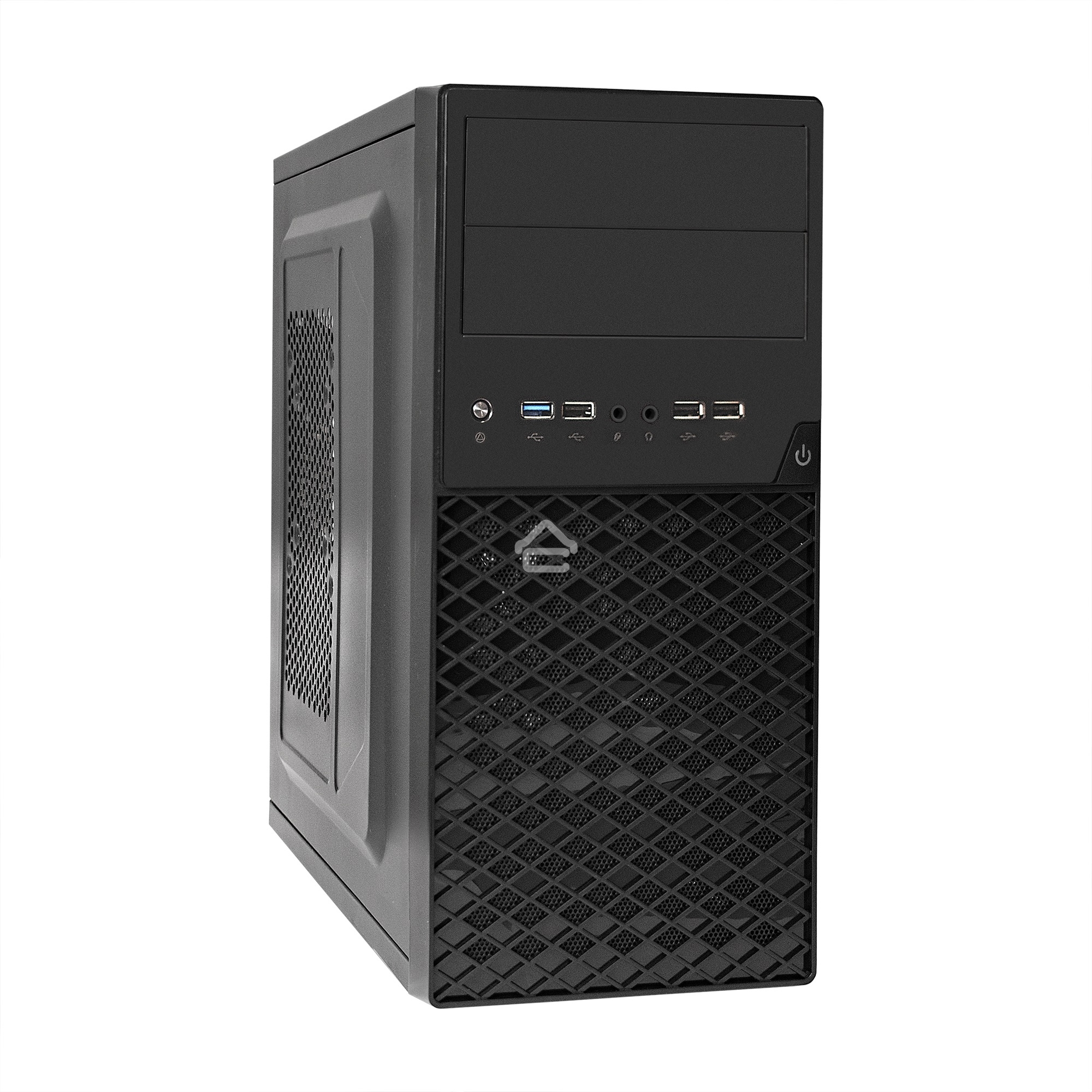 Компьютерный корпус Exegate EX284029RUS Minitower BA-203U Black, mATX, <AA450, 80mm>, 2*USB+1*USB3.0, Audio