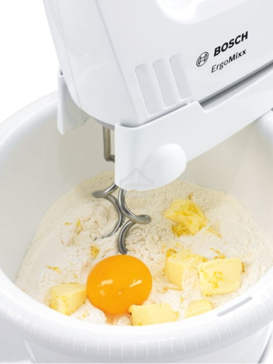 Миксер стационарный Bosch MFQ36460 450Вт белый/серый
