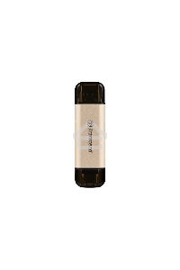 Флеш диск Transcend USB 128GB, JETFLASH USB3.2, TLC, High Speed, Type-C и Type A  (420/400 МБ/с)