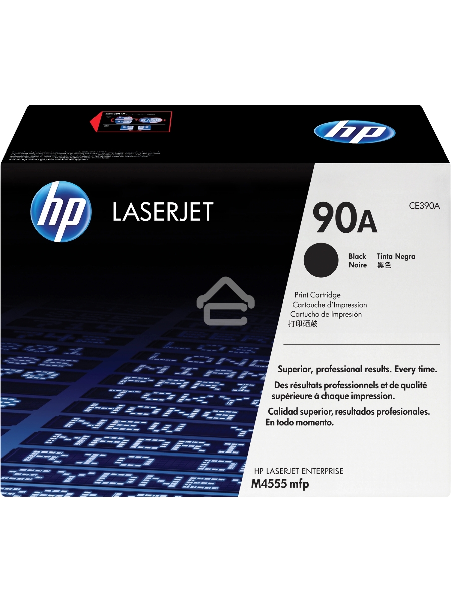 Картридж лазерный HP CE390A черный LJ M4555MFP/LJ 601n (10000стр.)