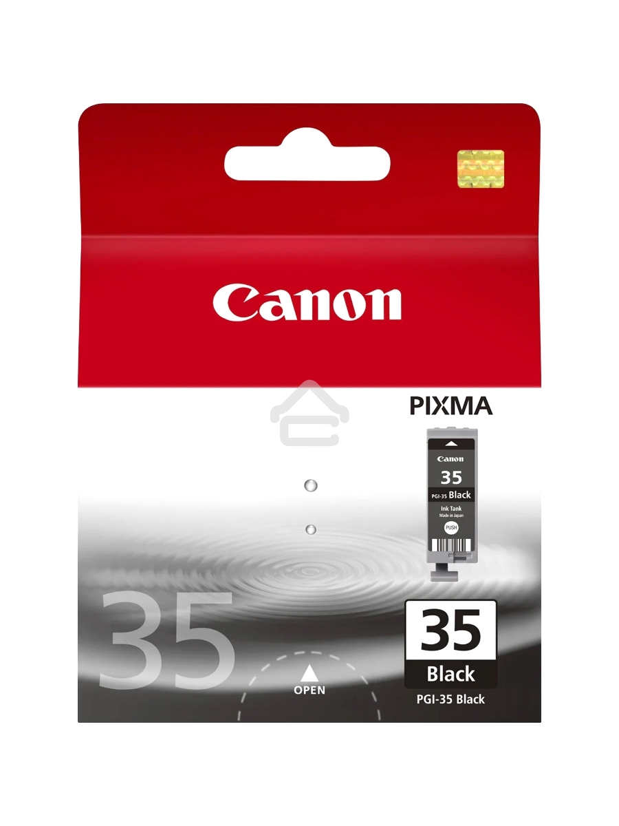 Картридж струйный Canon PGI-35Bk (1509B001) черный (9.30 мл, 200 стр.) для Canon PIXMA iP100, iP110