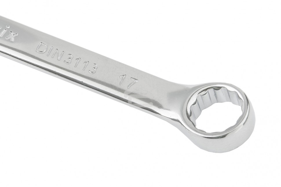 Ключ комбинированный Matrix, 17 мм, CrV, полированный хром